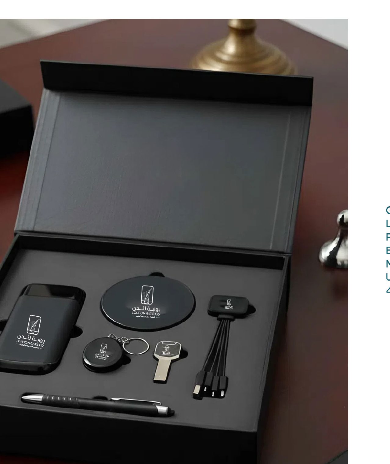 LED power bank gift set, ready to ship